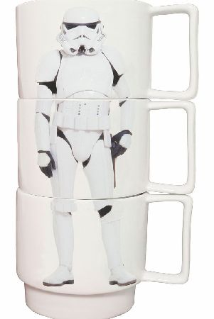 Star Wars Set Of Three Stacking Mugs