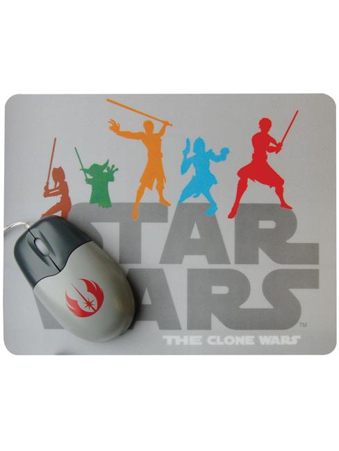 The Clone Wars Optical Mouse And Mouse Mat Set Special Low Price RRP andpound;19.99