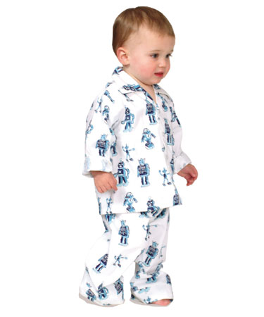 Blue Robots Bedlam PYJAMAS