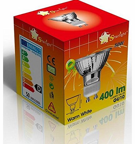 Starlight x 20 50w GU10 50w GU10 Halogen 220-240v Light Bulbs