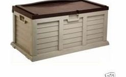 Starplast 390L Garden Cushion Storage Box / Chest Sit on Lid