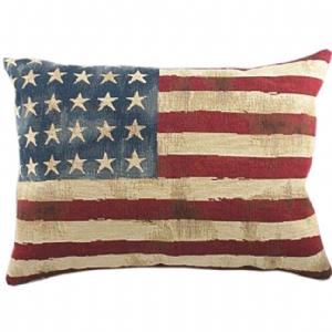 Stars And Stripes Tapestry Cushion