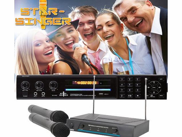 StarSinger  1000 Pro II Karaoke Machine with Wireless Microphones amp; 200 Songs