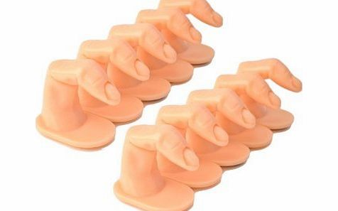 START HERE 10 x Practice Fingers for Acrylic, Gel amp; Nail Art from SH