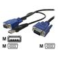 startech.com 2-in-1 video / USB cable - 3.05 m
