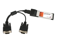 startech.com 2 Port 16950 ExpressCard Serial Adapter - serial adapter - 2 ports