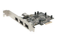 startech.com 3   1 Internal Port PCI Express FireWire Card PEX13943 - FireWire adapter - 3 ports