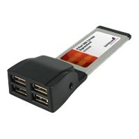 4 Port ExpressCard Laptop USB 2.0