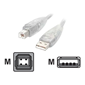 StarTech.com 6ft USB Transparent Cable - 4 PIN