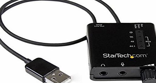 STARTECH.COM  External Sound Card USB Stereo Audio Adapter
