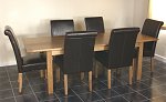 Stateside Birmingham Ash Dining Table with 6