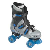 Stateside Phoenix Quad Skates Blue and Silver Adult Size 10