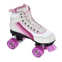 Stateside RioRoller Classic Skates Pink and White Junior Size 2
