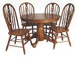 Riva table and 4 chairs set