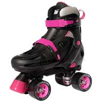 Stateside Storm Adjustable Quad Skates Pink Adjustable Junior 8 to Junior 11