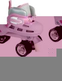 stateside Storm White/Pink Quad Roller Skates - Large UK3 - UK6