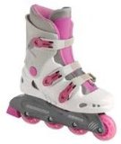 STATESIDE streetwolf pink/white inline rollerblades skates size uk3 HALF PRICE