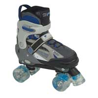 Stateside Typhoon Adjustable Quad Skates Blue Adjustable Size Junior 12 to Junior 2