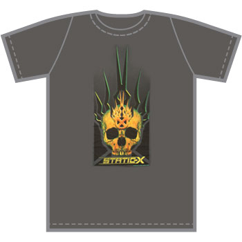 Static X Skull T-Shirt