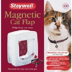 Staywell - part of the PetSafe family Staywell Magnetic Cat Flap:White