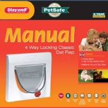 Staywell 4 Way Locking Flap (900 Series) White :