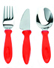 Steady Cutlery Set Red