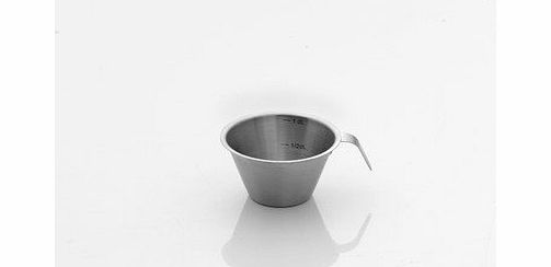 Steel-Function 1 Litre Stainless Steel Torino Measuring Cup, Silver