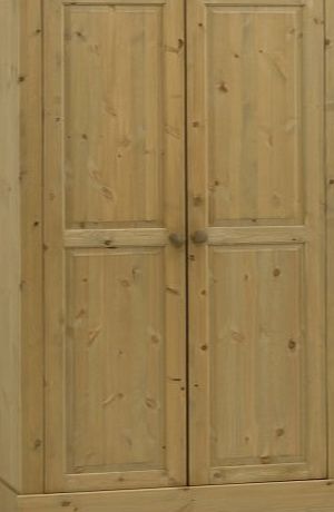 Balmoral Solid Pine 2 Door Wardrobe
