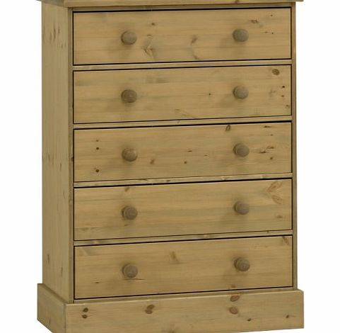 Steens Balmoral Solid Pine 5 Drawer Chest
