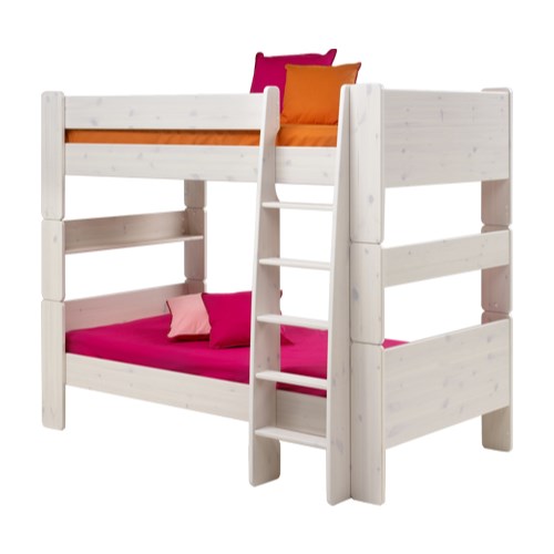 For Kids Bunk Bed In Whitewash