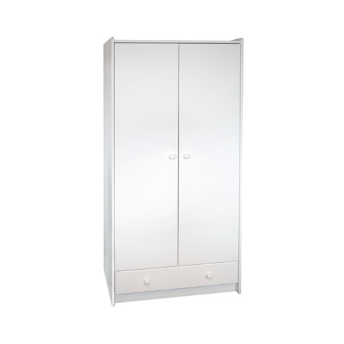 For Kids Tall Wardrobe In White
