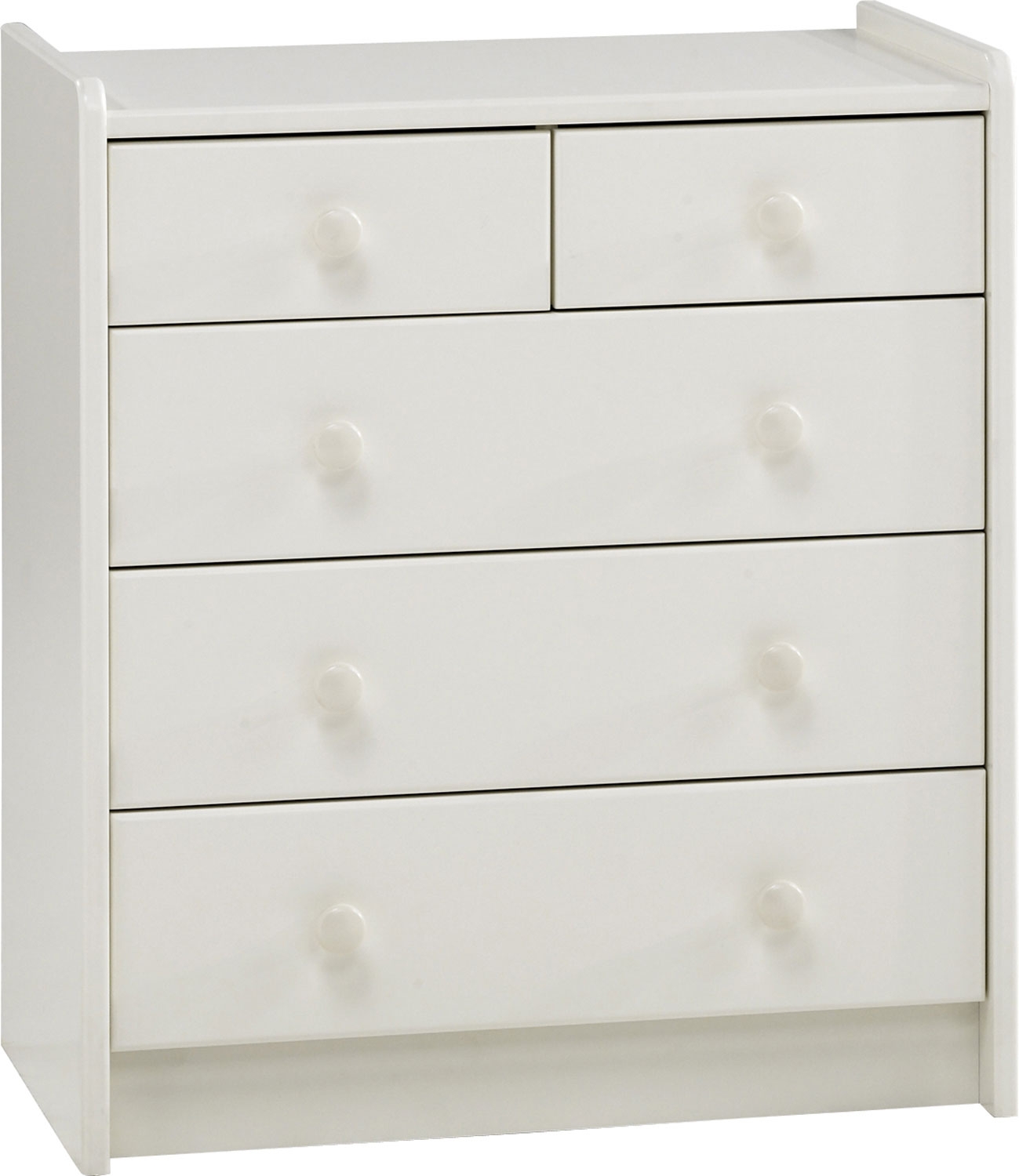 for Kids White 2+3 Chest of Drawers