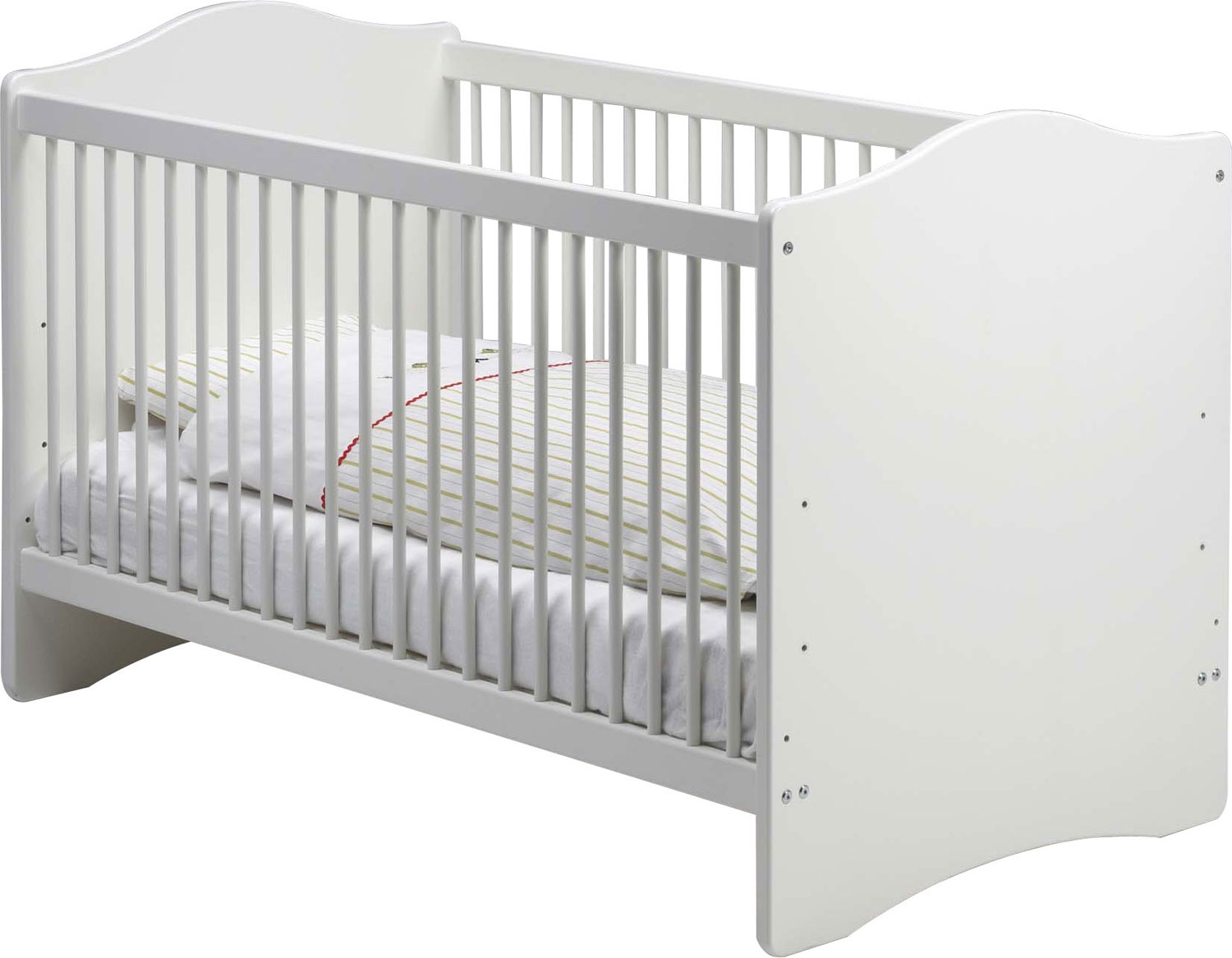 for Kids White Cotbed & Cot Mattress