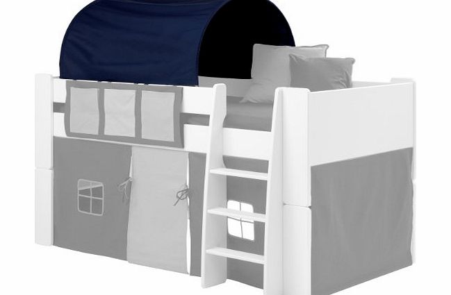 Steens Kids Tunnel for Mid Sleeper Bed, Dark/Light Blue
