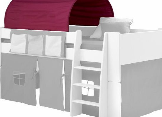 Steens Kids Tunnel for Mid Sleeper Bed, Purple/Pink
