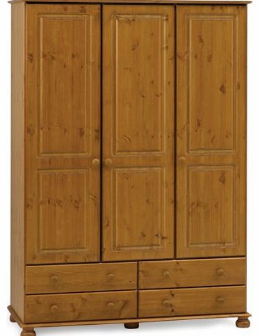 Steens Richmond 3 Door Pine Wardrobe