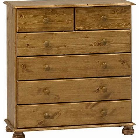 Richmond 4+2 Pine Chest of Drawers