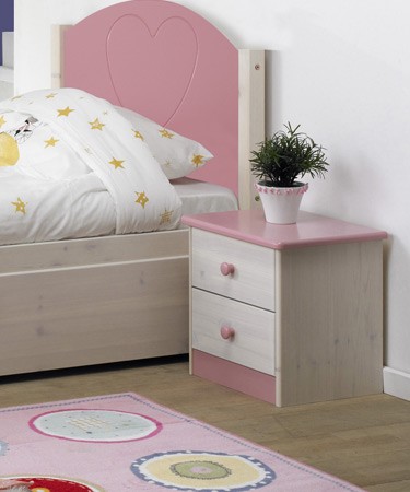 Steens Wendy 2 Drawer Bedside Cabinet