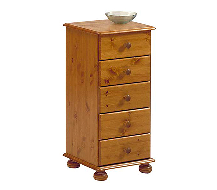 Steens Wessex Pine 5 Drawer Chest