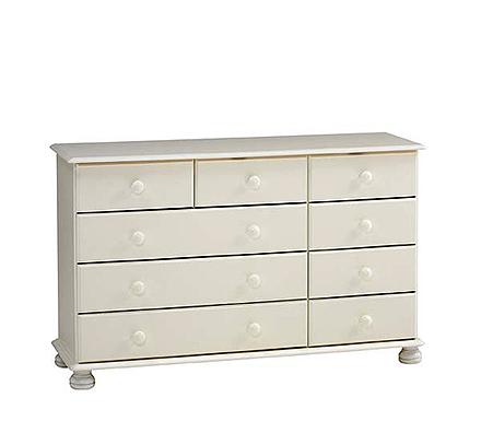 Steens Wessex White 2 3 4 Drawer Chest