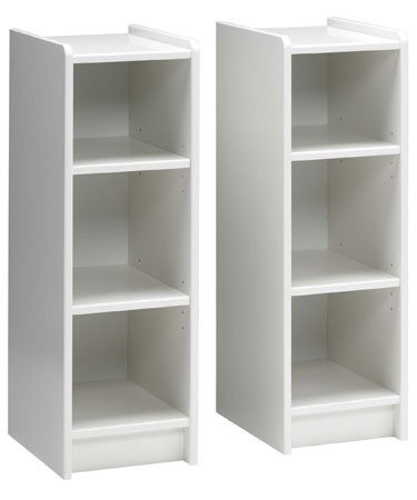 Steens White Bookcases