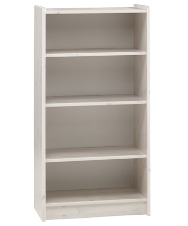 White Low Bookcase