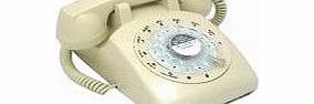 Steepletone Retro BT Corded Telephone with Rotary Dial - Ivory - STP1960
