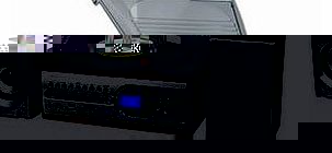 Steepletone USB 4in1 MUSIC SYSTEM (744) - RECORD PLAYER - CD PLAYER - RADIO - MP3 (Colour: BWS - Silver)