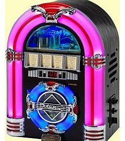 USB CD Rock mini LED - COLOUR CHANGING LED RADIO/CD/MP3 JUKEBOX