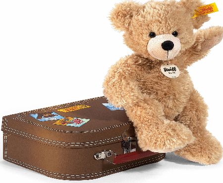 Steiff Beige Fynn Teddy Bear In Suitcase