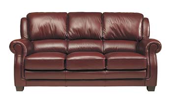 Steinhoff Furniture Dorset Leather 3 Seater Sofa
