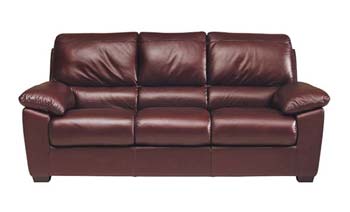Steinhoff Furniture Napoli Leather 3 Seater Sofa
