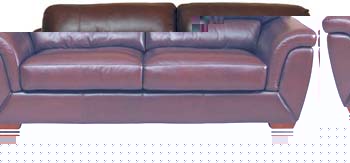 Carlisle Leather 3 Seater Sofa