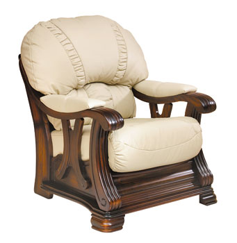 Charlotte Leather Armchair - Fast Delivery